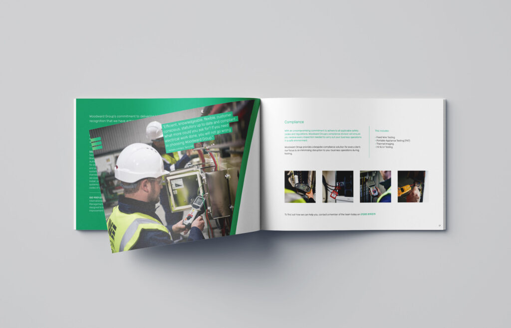 Woodward Group Brochure and Website Design